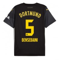 Camiseta Borussia Dortmund Ramy Bensebaini #5 Visitante Equipación 2024-25 manga corta